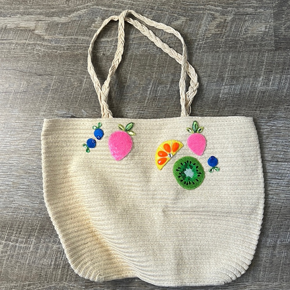 J.Crew Crewcuts Fruit Tote Bag
